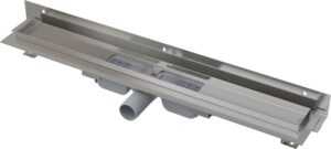Alcaplast APZ104-1150-LOW podlahový žľab k stene v.55mm ZNÍŽENÝ min. 1200mm kút APZ104-1150