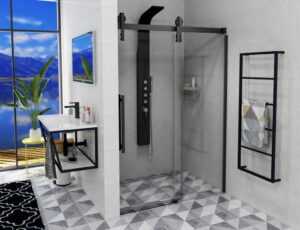GELCO - VOLCANO BLACK sprchové dvere 1200 mm