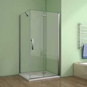 H K - Obdĺžnikový sprchovací kút MELODY 110x90 cm sa zalamovacím dverami vrátane sprchovej vaničky z liateho mramoru SE-MELODYB811090 / SE-ROCKY11090