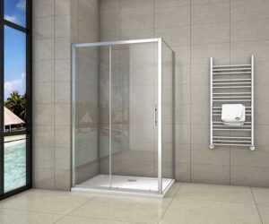 H K - Obdĺžnikový sprchovací kút SYMPHONY 110x90 cm s posuvnými dverami vrátane sprchovej vaničky z liateho mramoru SE-SYMPHONY11090 / ROCKY-11090