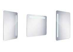 NIMCO Ľad zrkadlo zrkadlo LED 800x600 rám hliníkový ZP 2003 ZP 2003