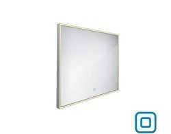 NIMCO Ľad zrkadlo zrkadlo LED 800x700 rám hliníkový ZP 13003V ZP 13003V