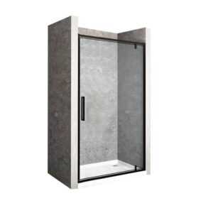 REA - Otváracie sprchové dvere Rapid Swing 100 čierne REA-K6410