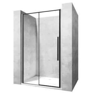 REA - Posuvné sprchové dvere Solar L/P 120 černé REA-K6312