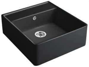 VILLEROY & BOCH VILLEROY & BOCH - Keramický drez Single-bowl sink Ebony modulový 595 x 630 x 220 bez excentra 632061S5