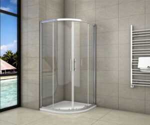 H K - Štvrťkruhový sprchovací kút SYMPHONY S4 90 cm s dvojdielnymi posuvnými dverami SE-SYMPHONYS490