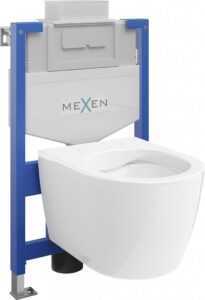 MEXEN/S - WC predstenová inštalačná sada Fenix XS-U s misou WC Carmen